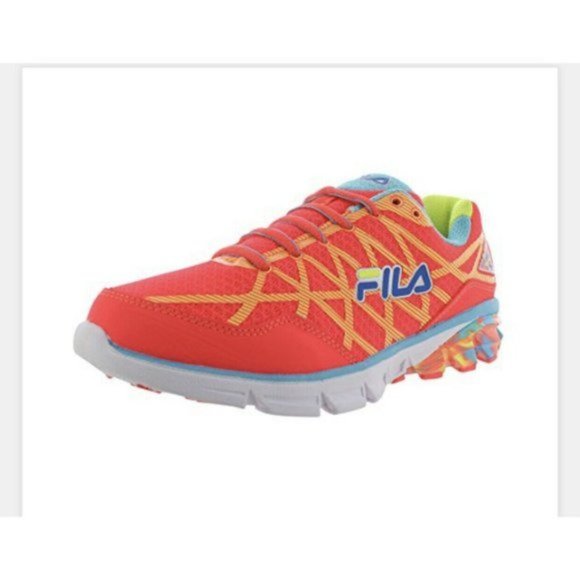 FILA Dimension Track 2 Energized Running Shoes Sneakers Coral Multi Sz.8.5 - Picture 3 of 10
